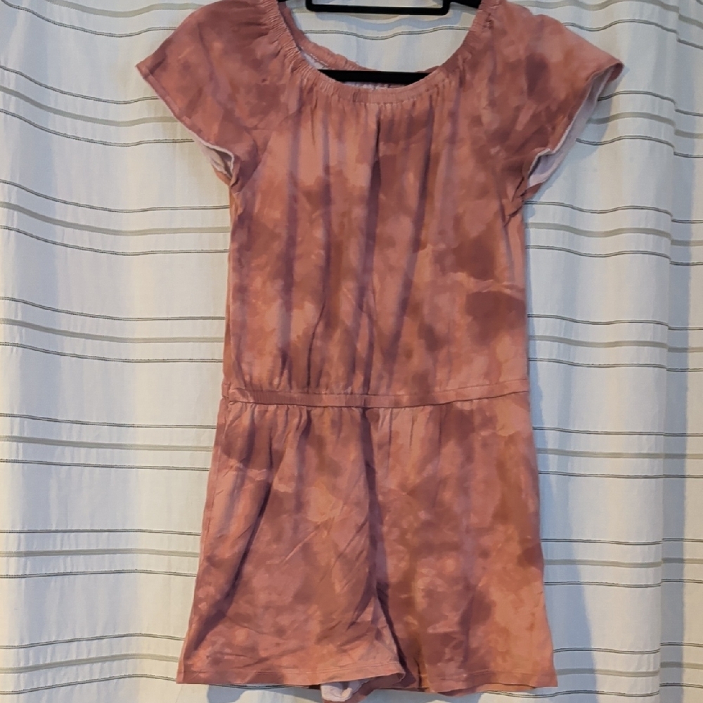 Old Navy Pink and Beige Romper